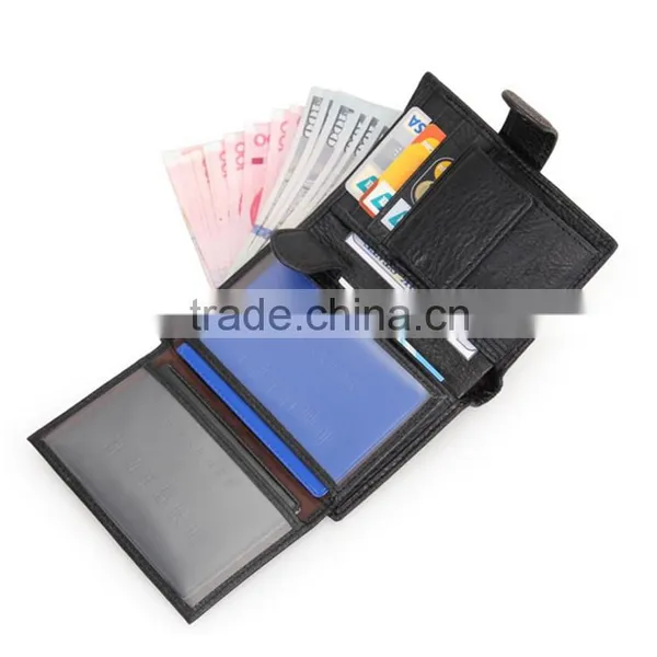 Wholesale Black Luxury Leather Wallet for Men photo-2