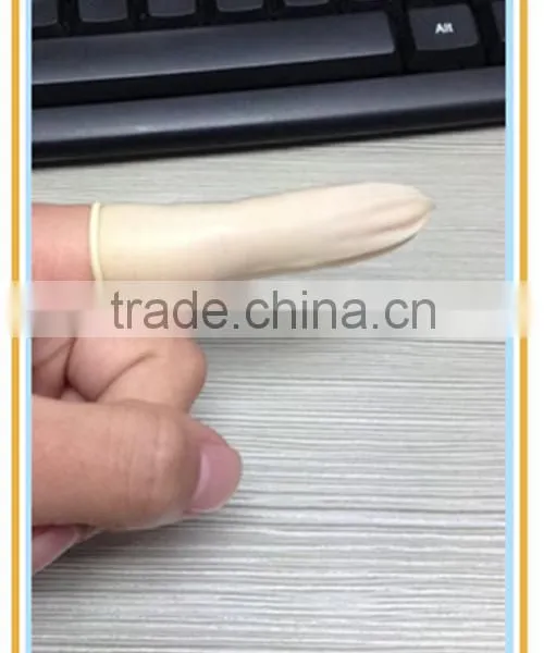 Latex Yellow ESD Finger Cot for Electronic Use photo-3