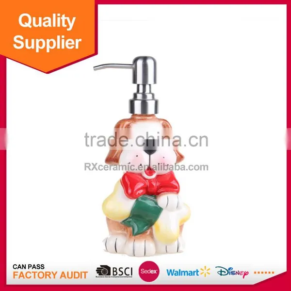New Design Hotel Cartoon Ceramic Perfume Bath Bottle photo-3