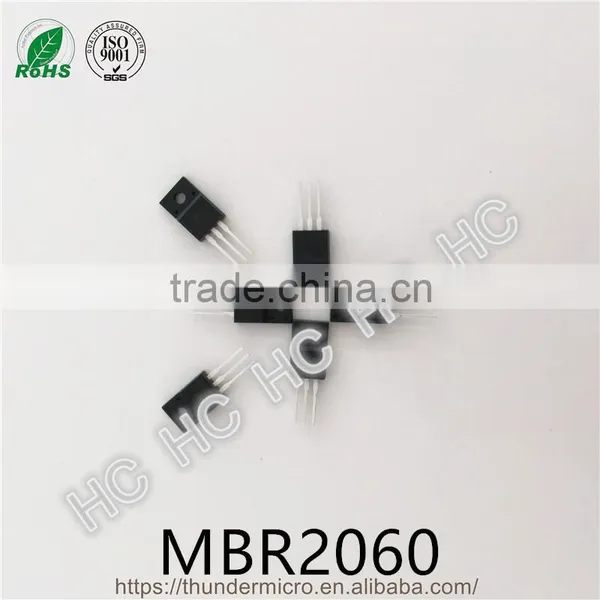 Original MBR25200 Schottky Barrier Rectifier Diode 20A 60V TO-220