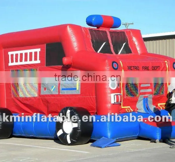 fire engine inflatable bouncer