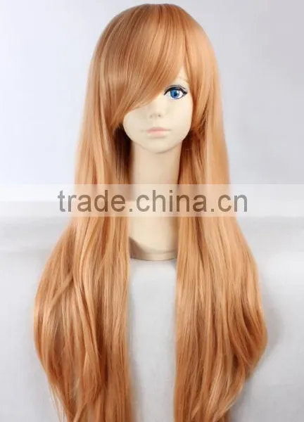 Costume Long Blond Body Wave Wig N371 photo-2