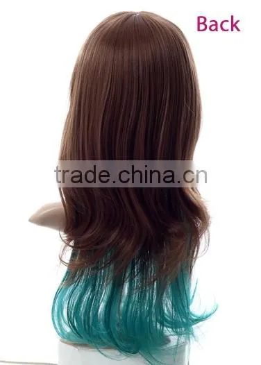Factory Price Cheap Full Lace Wig Synthetic Long Wig Display Mannequin Head Wig photo-2