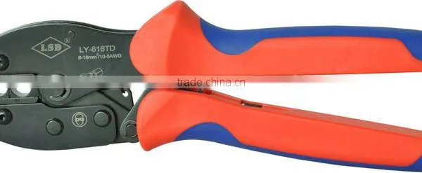 Experience Production for 10years Good Qutails Pliers for Non-insulated Cable Links LY-616TD Hand Crimping Tools photo-3