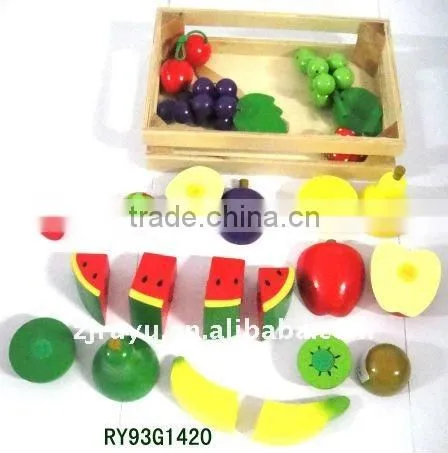 Wooden Cutting Fruit Toy