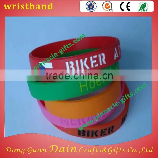 Rubber Silicone Imprinting Wristbands photo-3