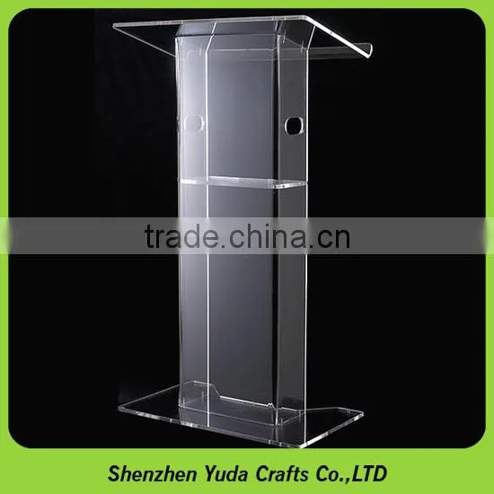 Acrylic Table Top Lectern Organic Glass Lectern Podium Tabletop Lectern Plexiglass photo-3