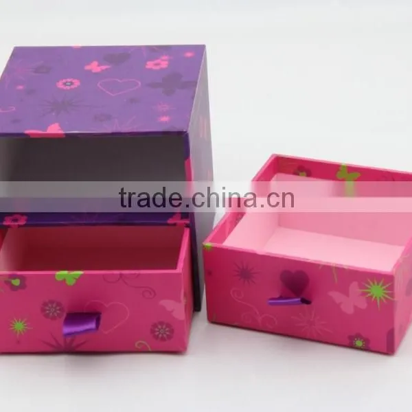 Lovely Printed 2 Layer Kids Storage Box / Jewelry Storage Box photo-2