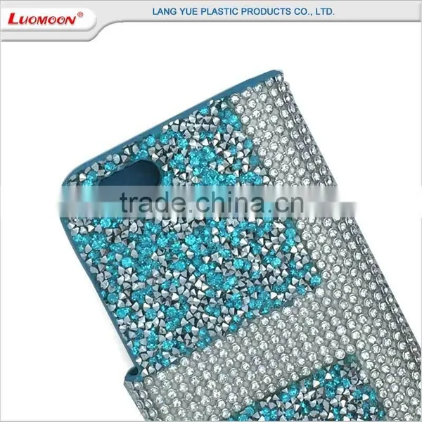 Best Selling Mobile Cell Phone Diamond Leather Case For Sony M5 photo-5