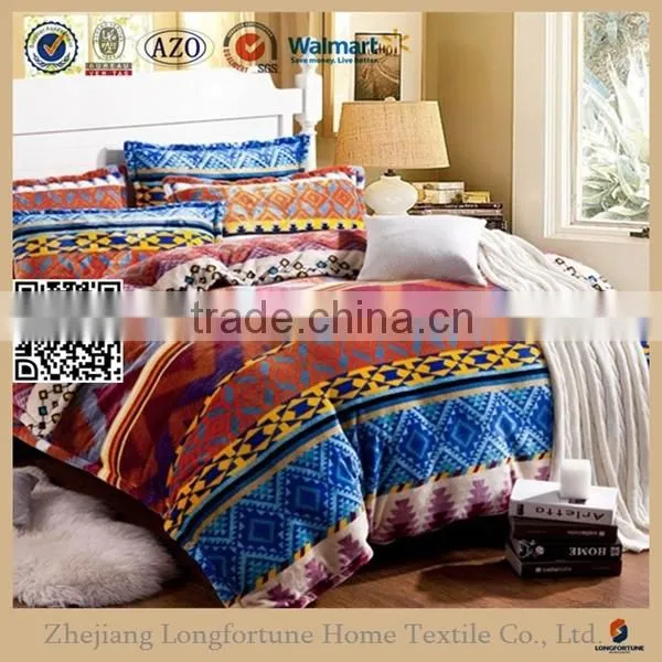 Luxury Reactive Printed Four Pieces Bedding Set photo-2