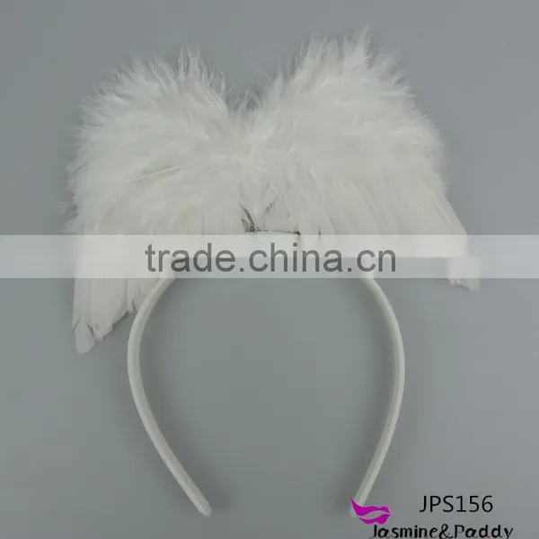 Little Angel Wings Feather Wings Headdress for Party