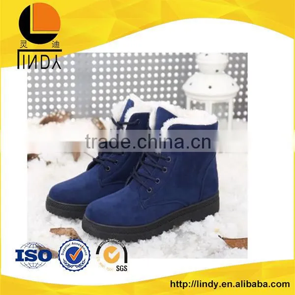 China Whosale Suede Leather Snow Boot photo-3