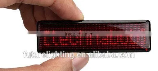 PROGRAMMABLE LED NAME BADGE WITH RECHARGEABLE BATTERY Electronic Digital Led Name Badge photo-3