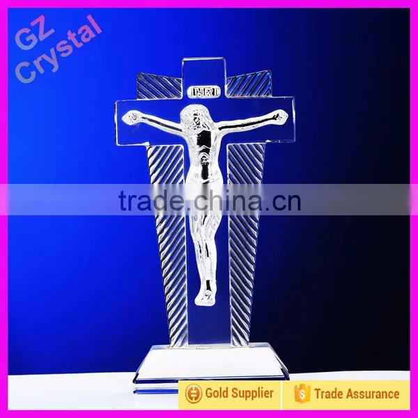 2015 Religious 3D Laser Crystal Cross Figurines photo-6
