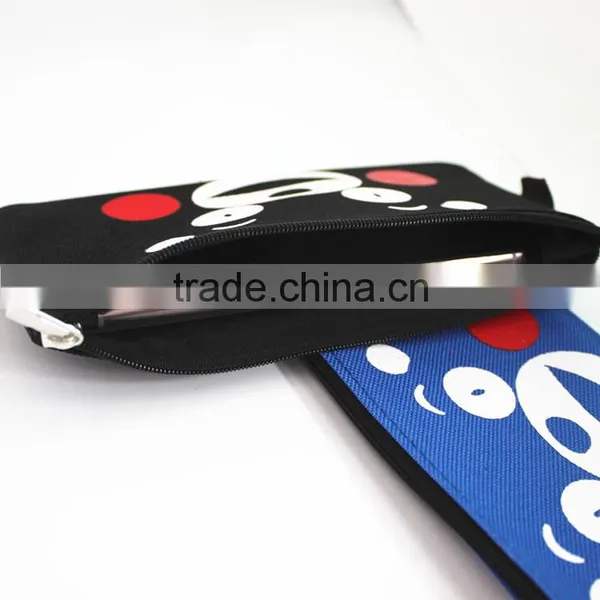 Wholesale Customized Cheaper Simple School Teenager Custom Canvas Pencil Case photo-3