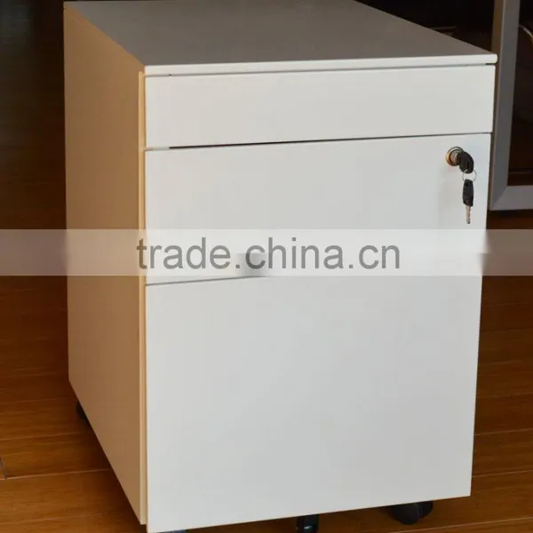 Modern Design 3 Drawer Metal Mobile Pedestal