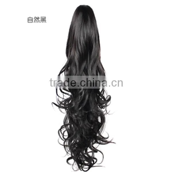 Wholesale Cheap Clip in Ponytail Synthetic Hair Extension photo-3