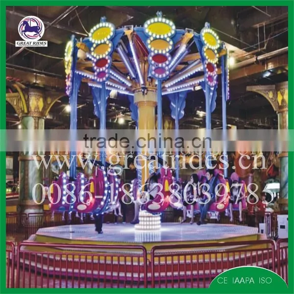 Outdoor Thrill Amusement Rides Airborne Shot for Sale