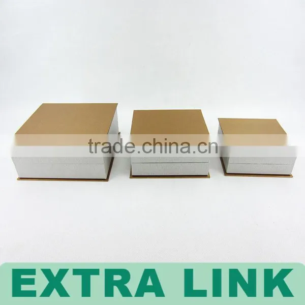 Custom Logo Printed White Kraft Paper Book Shaped Wallet Gift Box photo-2