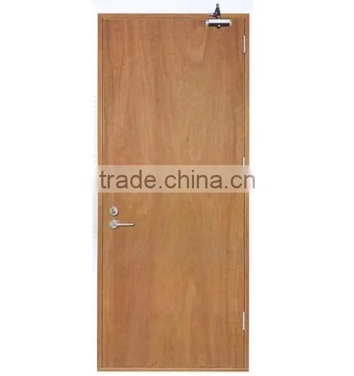 High Quality Steel Frame Fire-proof Timber Doors photo-4