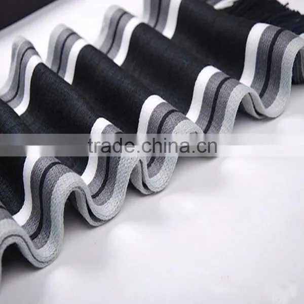 HOT!! Winter Scarf Men Chic Faux Cashmere Striped Knitted Scarfs With Tassel,fashionable Designer Shawl Bussiness Casual Scarves photo-6