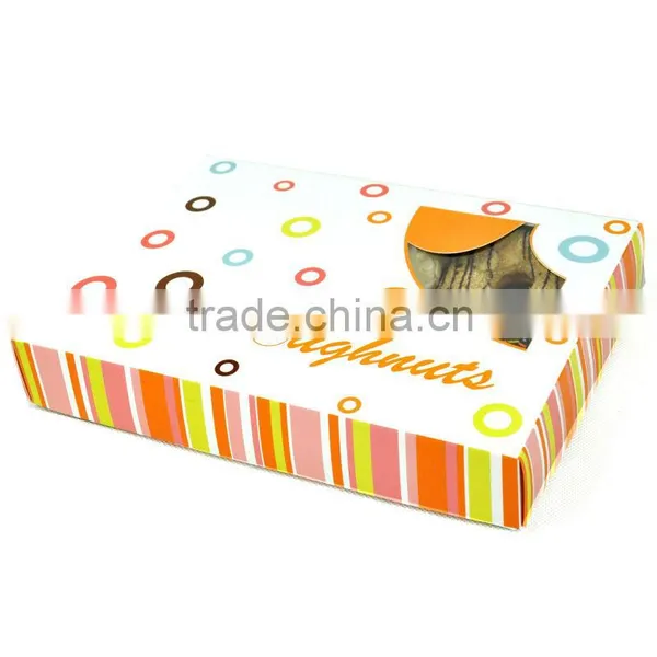 Orange Dream Paper Donut Packaging Boxe With Plastic Pallet photo-2