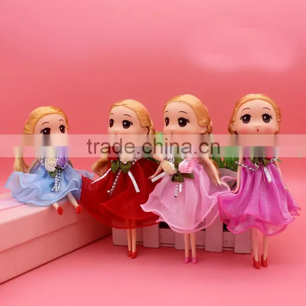 Hot Sale Amazon 18CM 26CM Mobile Phone Bag Chain Wedding Derss Dolls Pendant Keychain photo-5