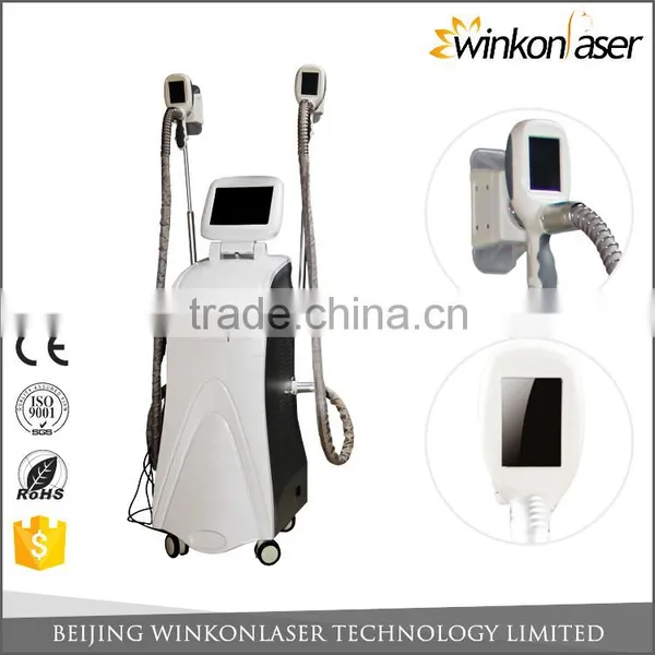 2017 Hottest Wholesale Cryo + Cavitation + RF Technologies Vertical Cooltech Fat Freezing Machine photo-2
