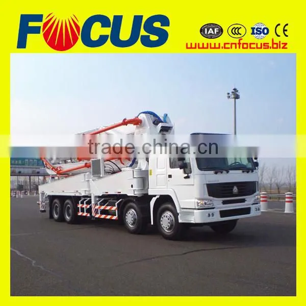 Stable Perpormance 37m 39m Work Range Truck-Mounted Concrete Pump Concrete Boom Pump photo-4