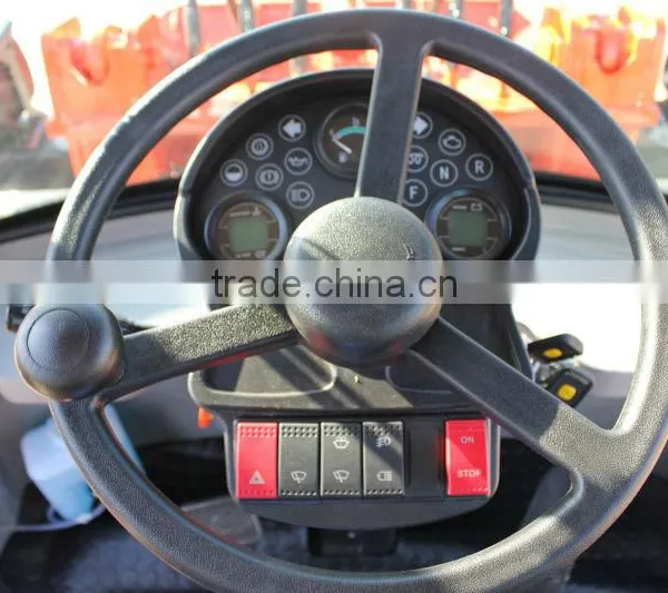 Qingdao Everun ER20 Compact Wheel Loader,Cheap Farm Tractor With Adjustable Steering Wheel photo-6
