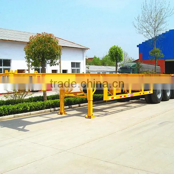 3 Axles 40 Feet Container Semi Trailer photo-2