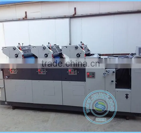 Digital Control Industrial 3 Color Offset Printing Machine for Sale photo-2