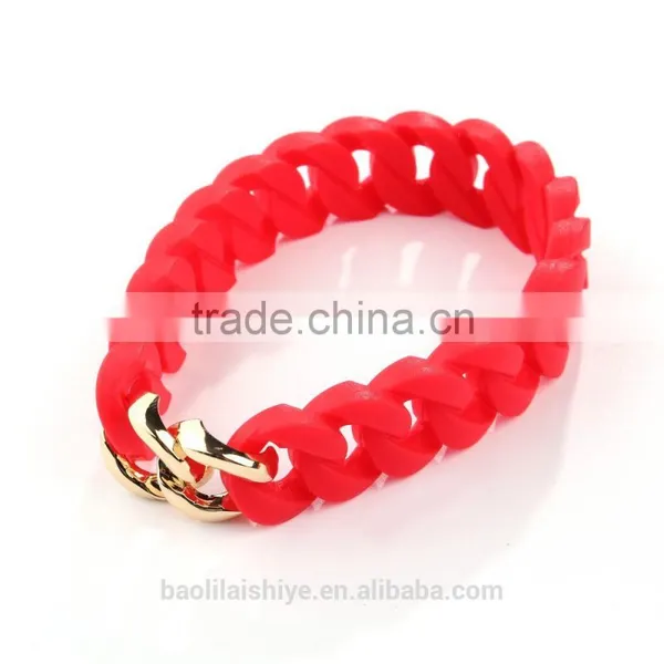 Newest Arrival Bright Color Fashion Silicone Bracelets 2017 photo-3