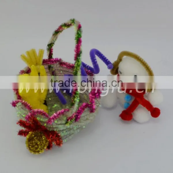 Children's Educational Toys 6mm*12" Metallic Chenille Stem Diy Toys photo-6