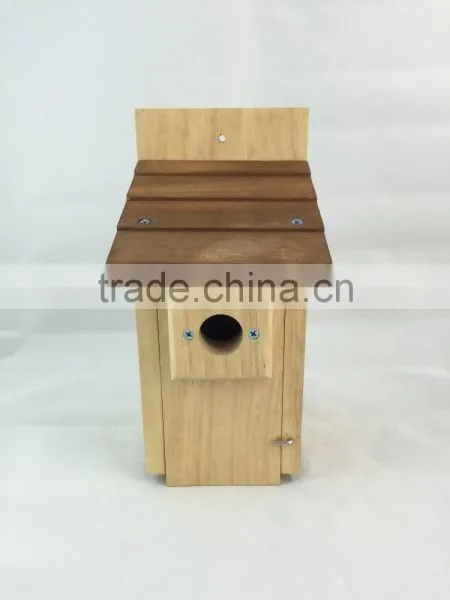 FSC Small New Design Wood House Wooden Bird Cage photo-3