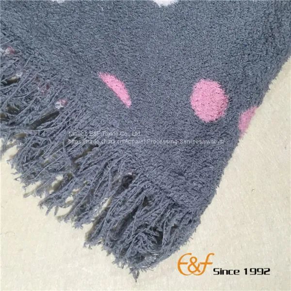 Lady Turtleneck Tassel Thick Pullover Sweater Cape photo-3