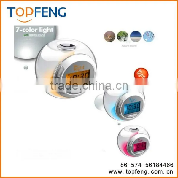 LCD Clock With Backlight / Temperature Detection Clock/music Alarm Clock