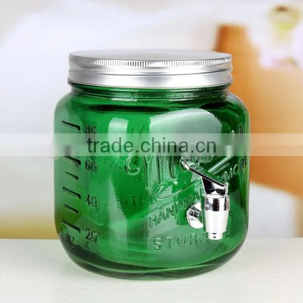 2.5L Portable Spray Colors Glass Beverage Dispenser photo-4