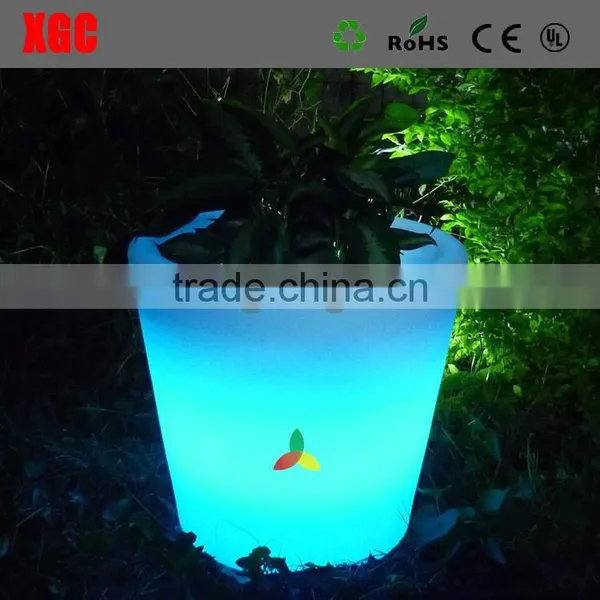 Glowing Illuminated Cheap Flower Vases, Outdoor and Indoor Round Shape Ceramic Flower Vases photo-5