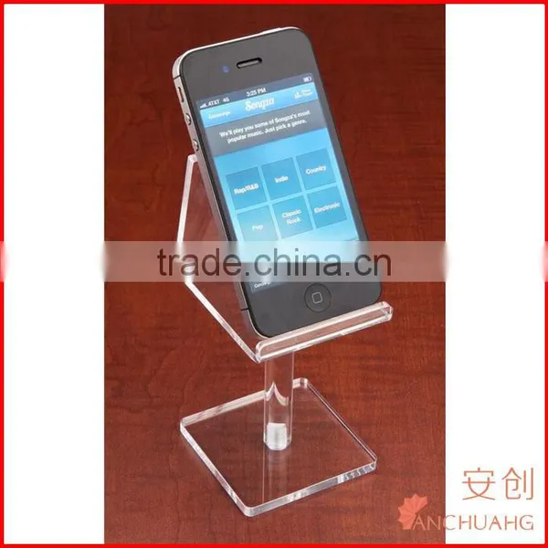 Clear Acrylic Cell Phone Risers, Set of 3 photo-3