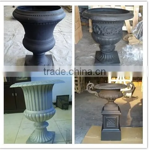Cast Iron Flower Pot, Garden Flower Pot, Decorative Flower Pot photo-3