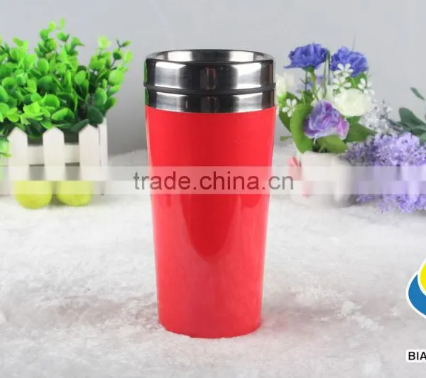 Promotional Red Stainless Steel Travel Mug photo-2