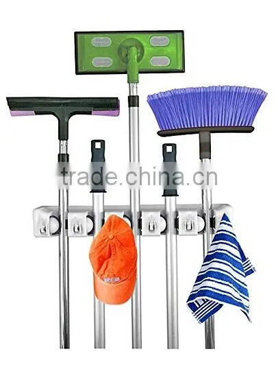 Mop and Tools Hanging Organizer (5 position)