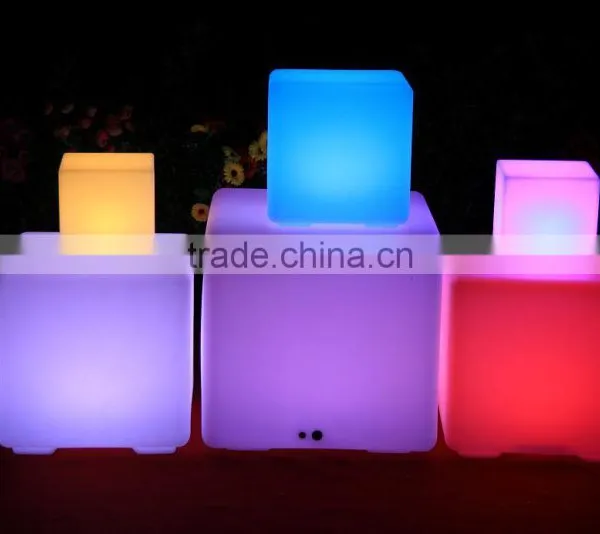 Popular Home Led Cube Chairs Party Coffee Festival Christmas Led Table photo-4
