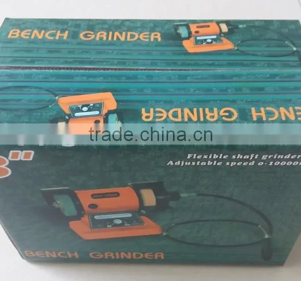 75mm 3in 200w Power Jewelry Mini Bench Grinder Machine Flexible Shaft Grinder Electric China Hobby Tools photo-6