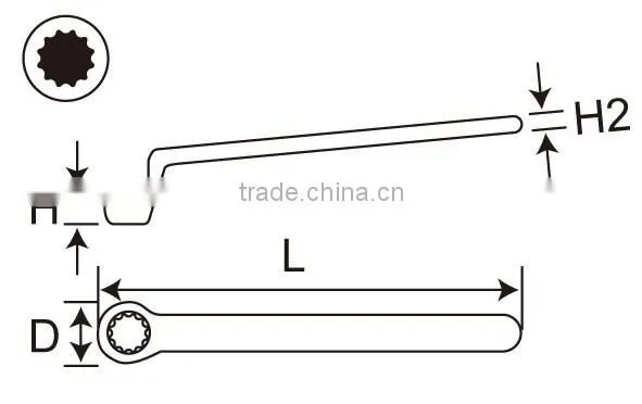 1000V Insulated Off Set Box End Wrench photo-2