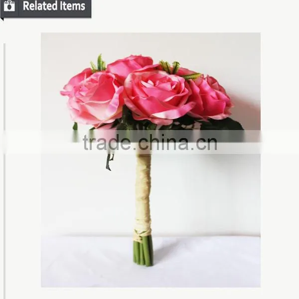 New Arrival Flower Home Decoration Real Touch 7 Flowers Purple Dendrobium photo-6