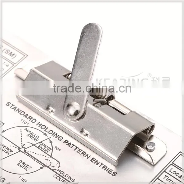 Chinese Manufacturer High Quality Metal Pilot Clipboard, Aviation Training Metal Kneeboard With Two Holes on Side #IFR photo-3