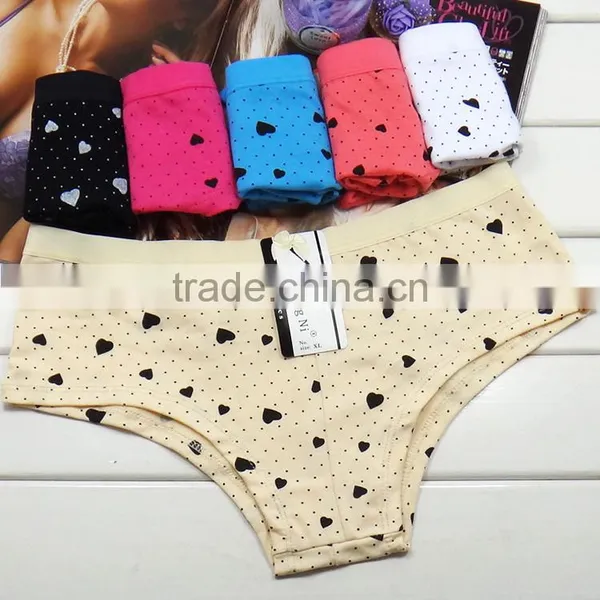 Yun Meng Ni Ladies Underwear Fancy Cotton and Printing Girls Sexy Undergarments photo-2