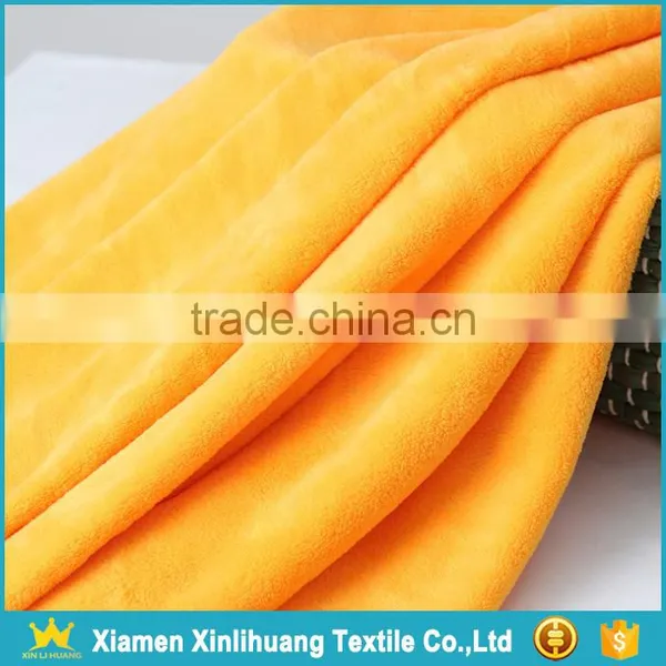 Super Soft Handfeel Colored Knitted 100% Polyester Coral Fleece Velvet Fabric photo-2
